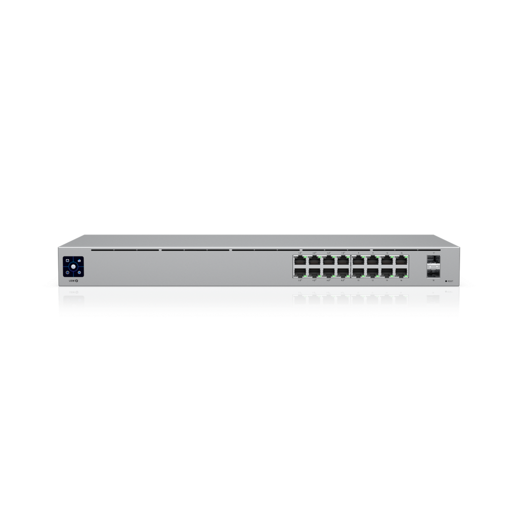 Ubiquiti USW-24-POE UniFi 24-Port PoE Géré L2/L3 Gigabit Ethernet (10/100/1000) Connexion Ethernet, supportant l'alimentation via ce port (PoE) 1U Argent