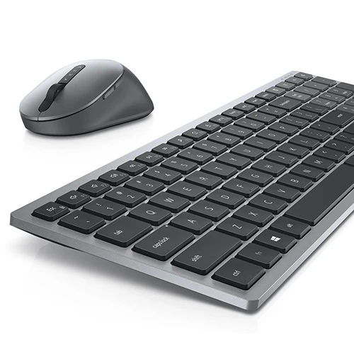 Clavier compact & souris sans fil | Dell Pro Plus | KM7120W | Ensemble premium multipériphérique | Français (AZERTY)